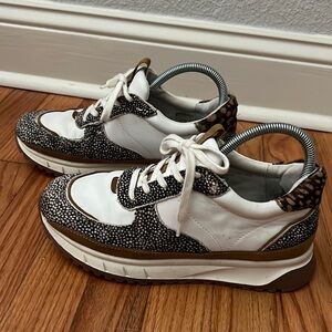 Madewell kickoff trainer womens size 8.5 animal print jaguar print